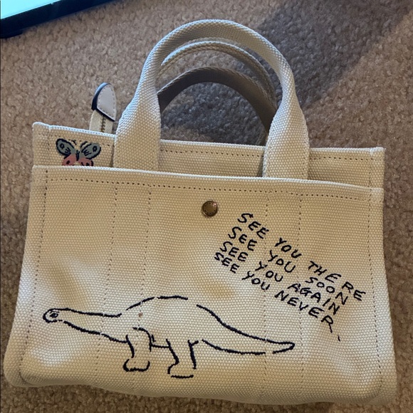 Coach cargo Canvas tote 20, natural - Picture 1 of 6